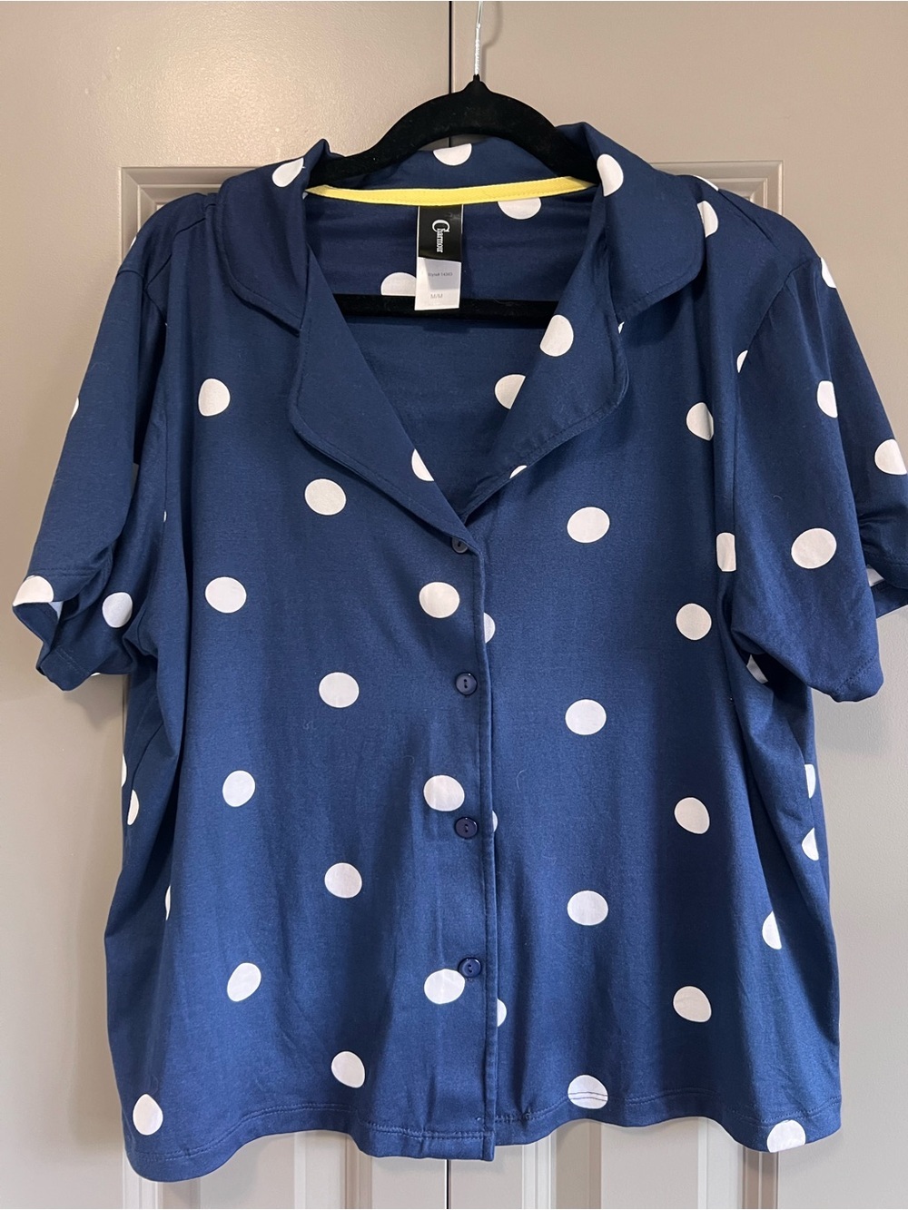 🌸3/$20🌸Glamour Navy Polka Dot Pajama Sleep Shirt